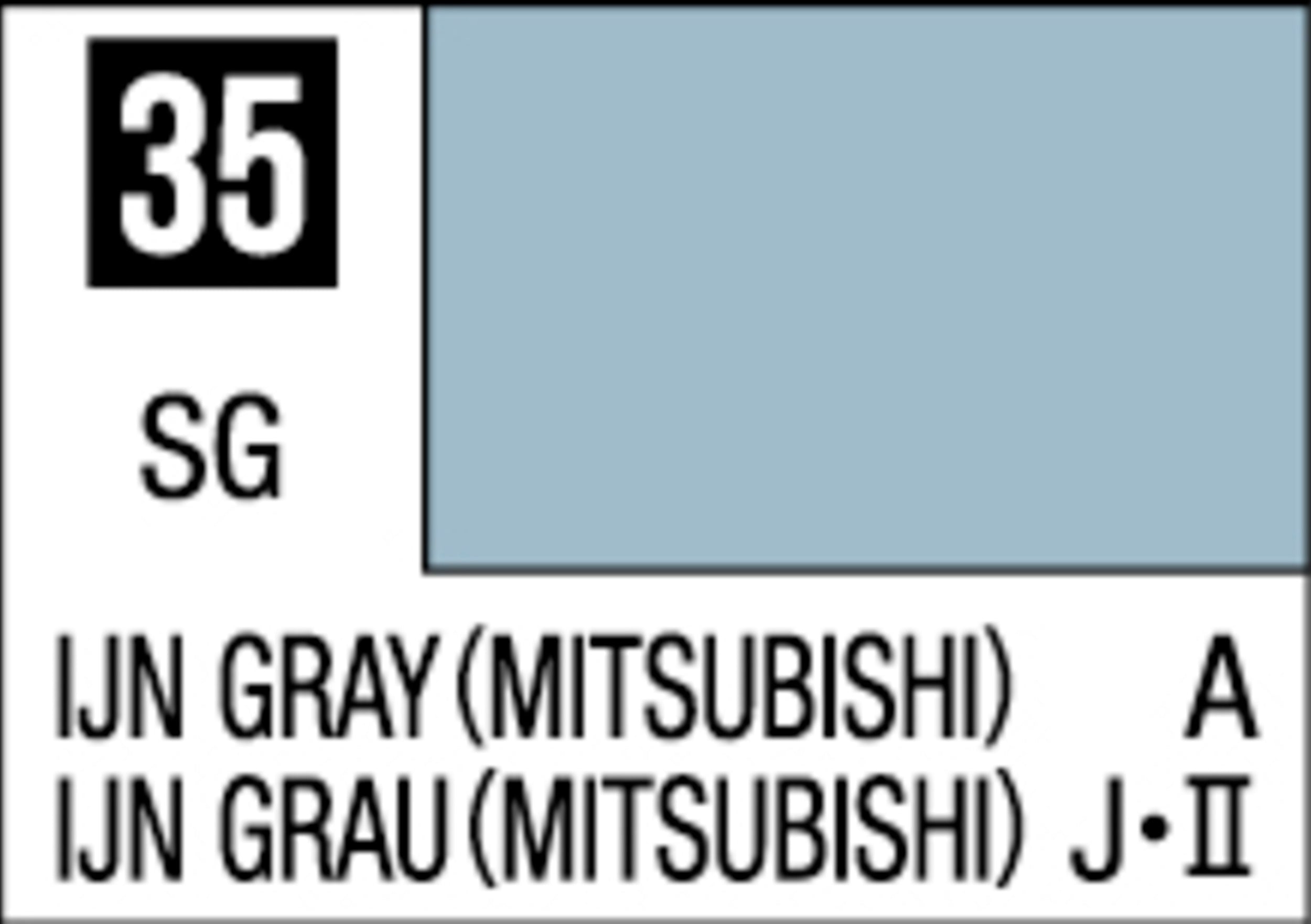 Mr Hobby Mr Color 10ml C-035 IJN Gray (Mitsubishi)