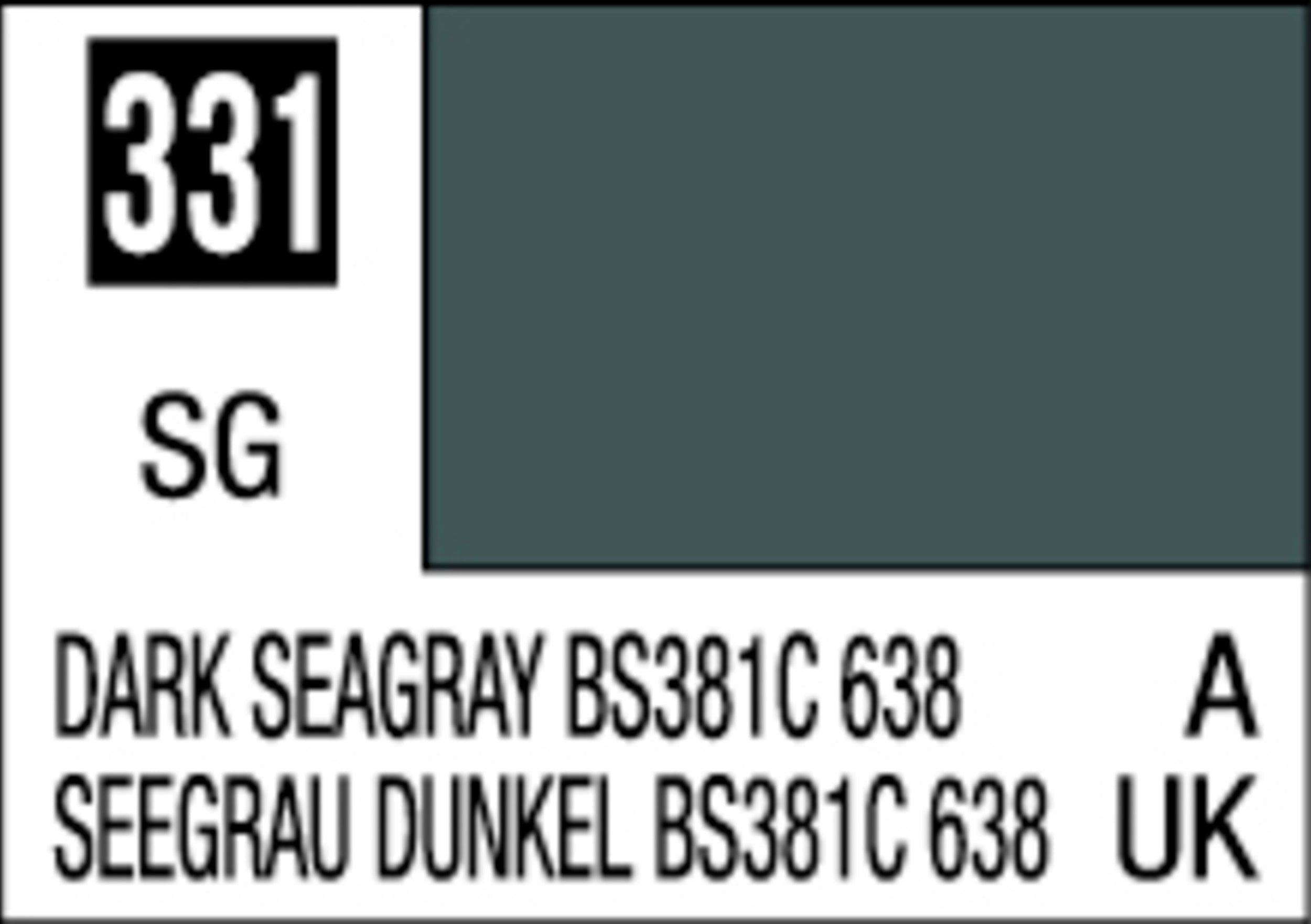 Mr Hobby Mr Color 10ml C-331 Dark Seagray BS381C 638