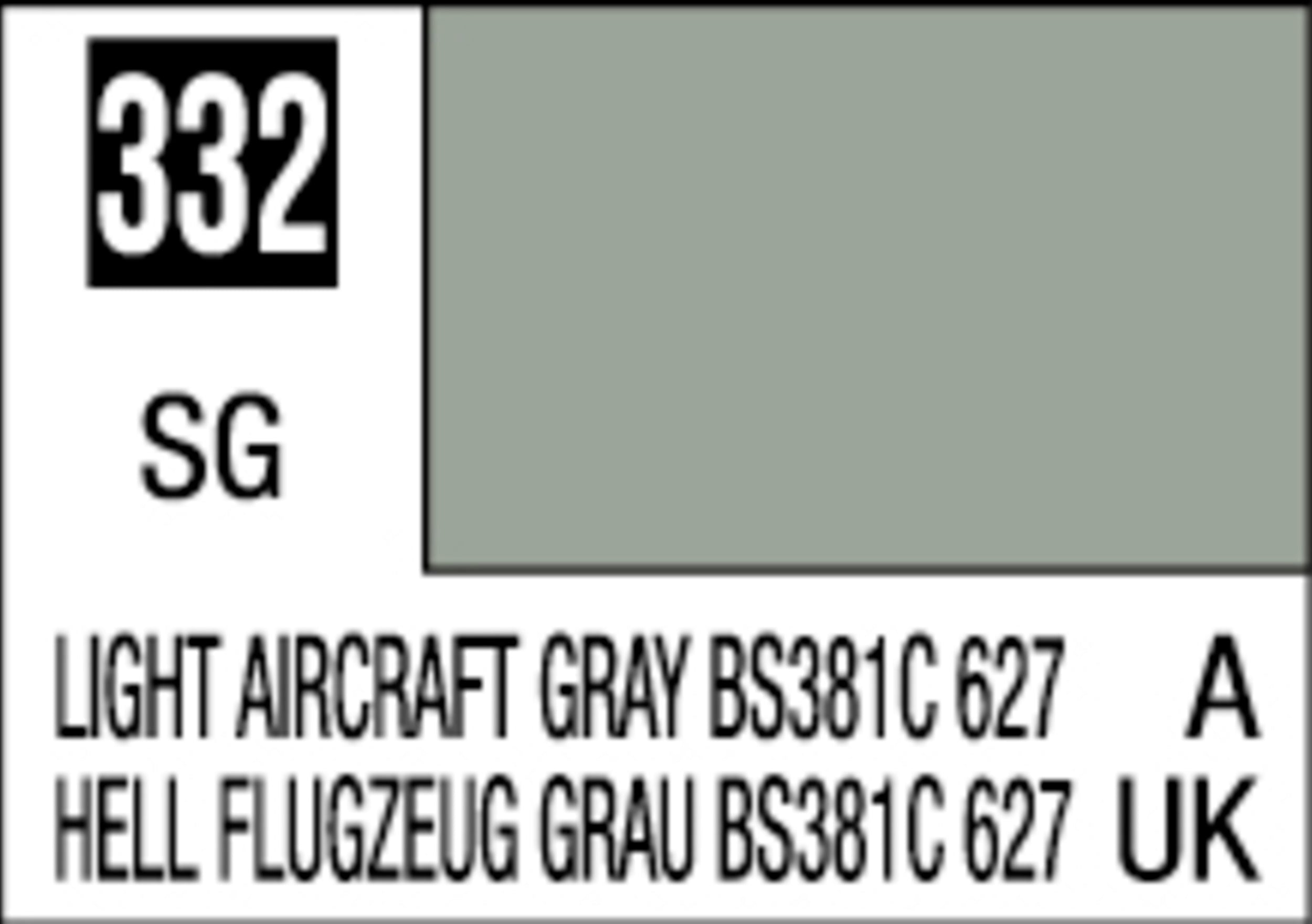 Mr Hobby Mr Color 10ml C-332 Light Aircraft Gray BS381C 627