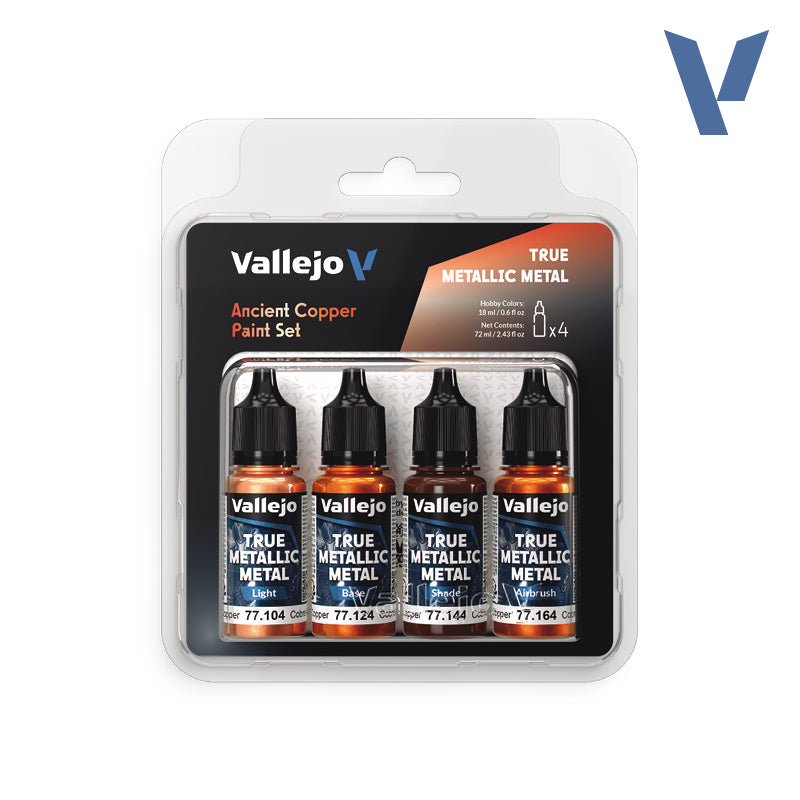 Vallejo TMM Paint Set - Ancient Copper (x4 Colours)
