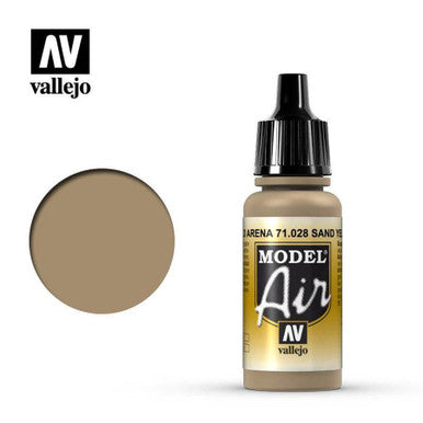AV Vallejo Model Air 17ml - N 17 Earth Yellow