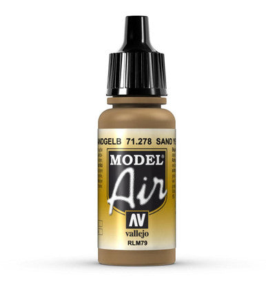 AV Vallejo Model Air 17ml - Sand Yellow RLM79