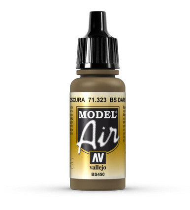 AV Vallejo Model Air 17ml - BS Dark Earth