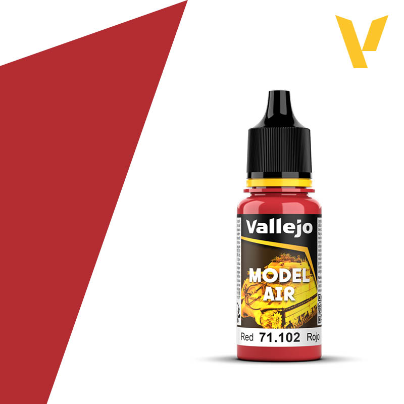 AV Vallejo Model Air 17ml - Red
