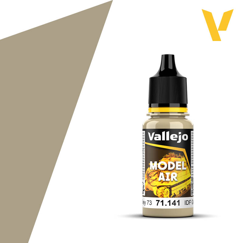 AV Vallejo Model Air 17ml - IDF Sand Grey 73