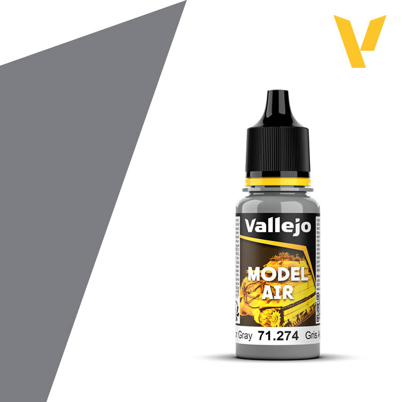 AV Vallejo Model Air 18ml - Agressor Gray