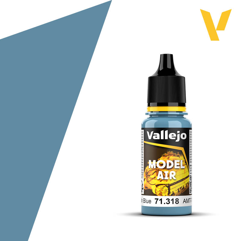 AV Vallejo Model Air 17ml - AMT-7 Greyish Blue