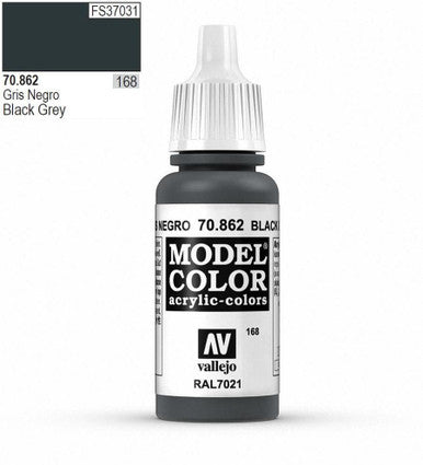 AV Vallejo Model Color 18ml - Black Grey