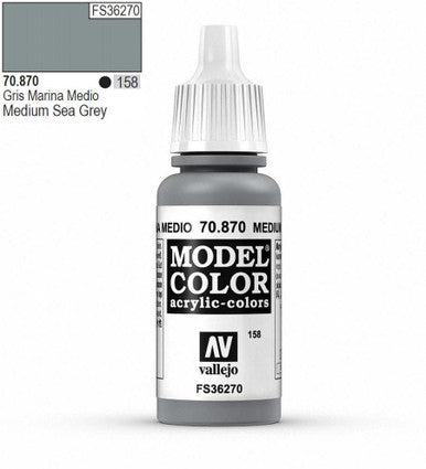 AV Vallejo Model Color 17ml - Medium Sea Grey - OLD Formula