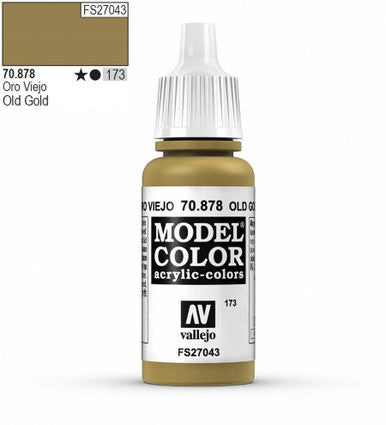AV Vallejo Model Color 17ml - Goldbrown - OLD Formula