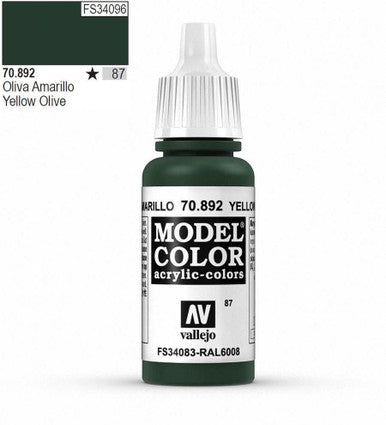 AV Vallejo Model Color 18ml - Yellow Olive