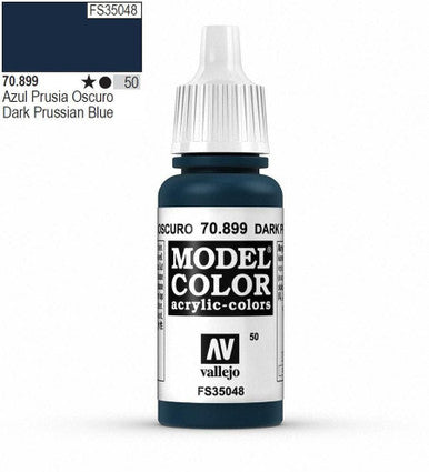 AV Vallejo Model Color 18ml - Dark Prussian Blue