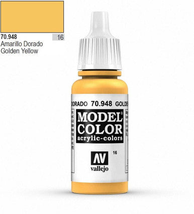 AV Vallejo Premium Color - 60ml - Golden Yellow Fluo