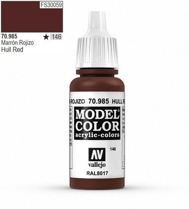 AV Vallejo Model Color 18ml - Burnt Cadmium Red