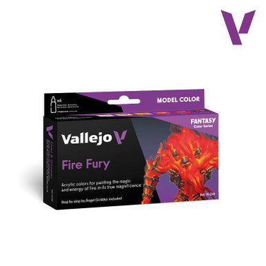 AV Vallejo Model Color Set - Fire Fury (6)