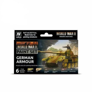 AV Armour Set - German Camouflage 1943/1944 (6 x 8ml)
