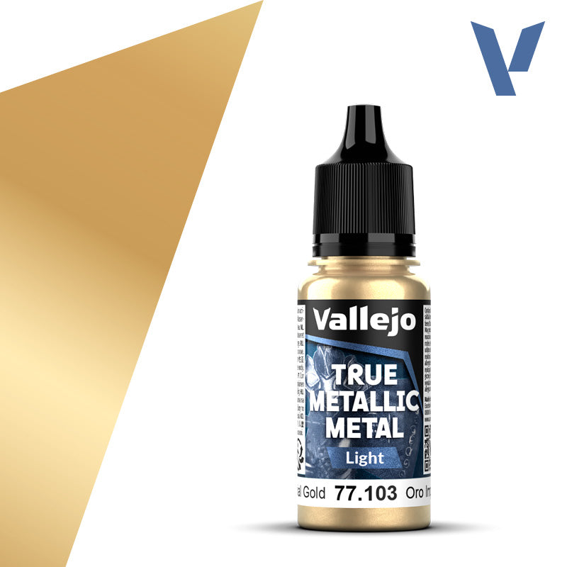 Vallejo TMM Light 103-18ml Imperial Gold
