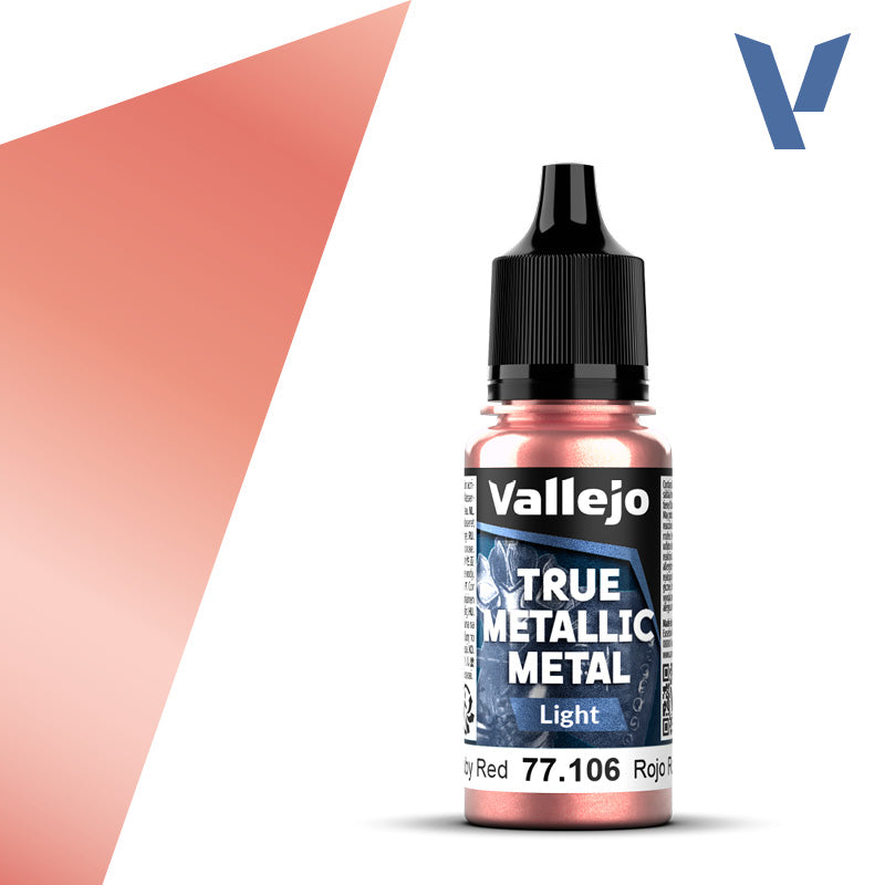 Vallejo TMM Light 106-18ml Ruby Red