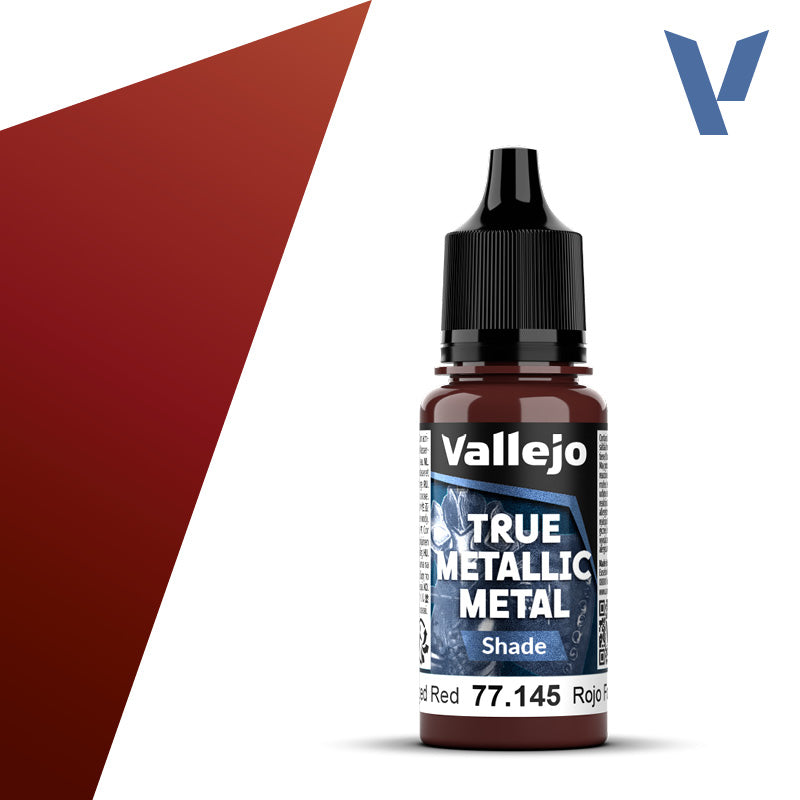 Vallejo TMM Shade 145-18ml Forged Red