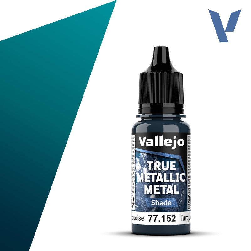 Vallejo TMM Shade 152-18ml Hydra Turquoise
