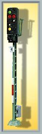 Viessmann Classic Colour Light Departure Signal 79mm VN4013