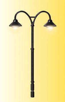 Viessmann Baden-Baden Platform Double Lamp 41mm LED Warm White VN6409