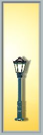 Viessmann Park Lamp Green 33mm LED Warm White VN6472
