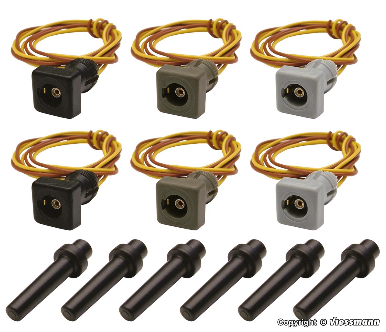 Viessmann Plug-In Socket Set (6) VN6806