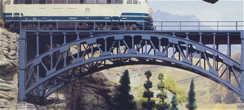 Vollmer Schlossbach Steel Arched Straight Bridge Kit VO42548