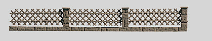 Vollmer Trelliswork Fence 192x0.4x1.7cm Kit VO45011