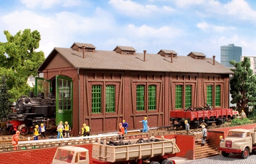 Vollmer Single Track Locomotive Shed Kit VO45763