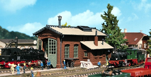 Vollmer Single Track Locomotive Shed Kit VO47607