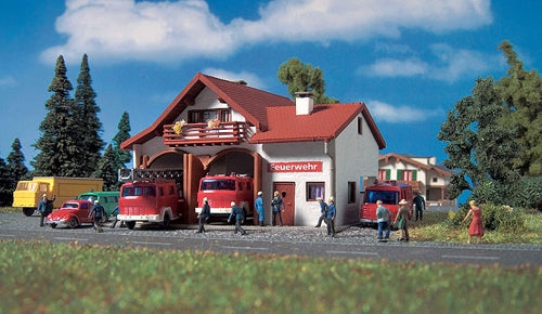 Vollmer Two Bay Fire Station Kit VO47785