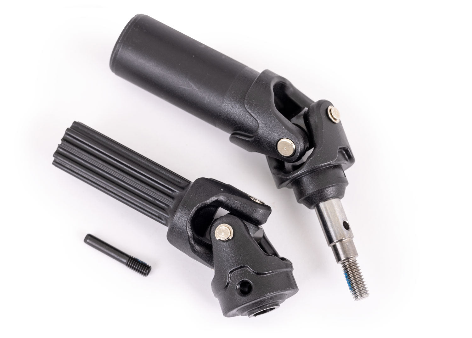 Driveshaft assembly, Front, extreme heavy duty with 6mm axle (1)/ screw pins (1) (left or right) (fully assembled, ready to install) (for use with #9080 upgrade kit)