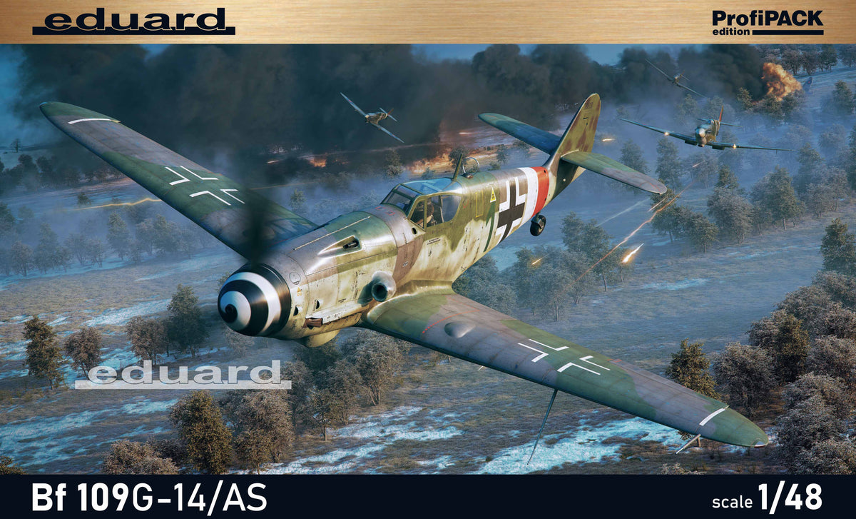Eduard 1/48 Bf 109G-14/AS (ProfiPACK)