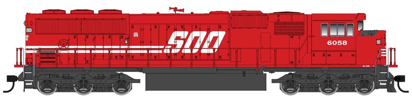 Walthers Mainline EMD SD60M Soo Line 6058 WH910-10321