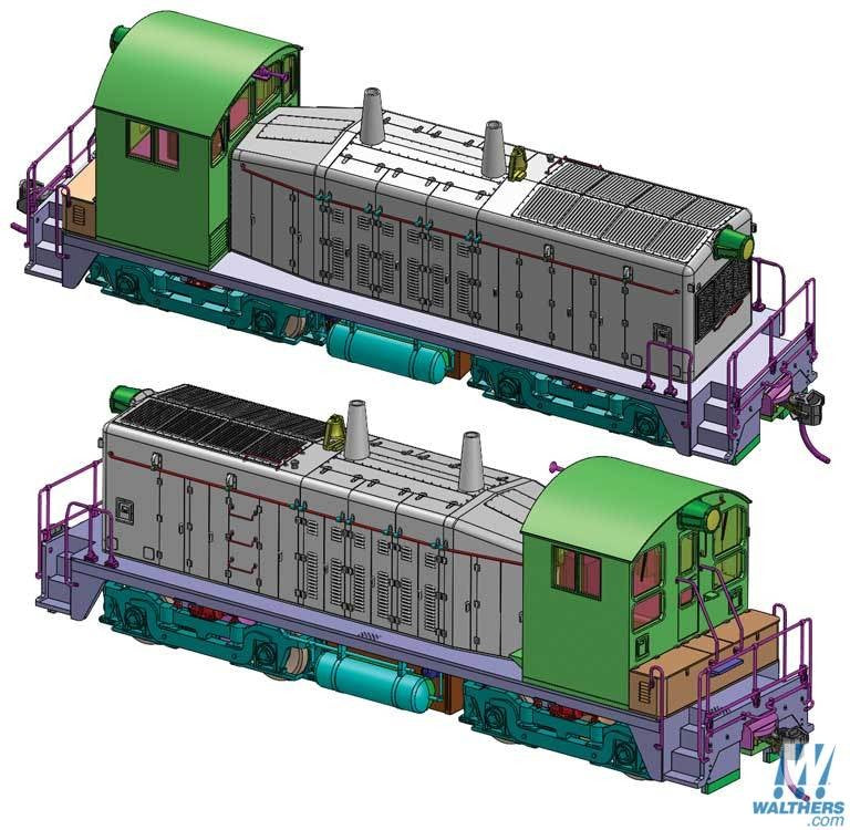 Walthers Mainline EMD NW2 PhV Undecorated WH910-10600