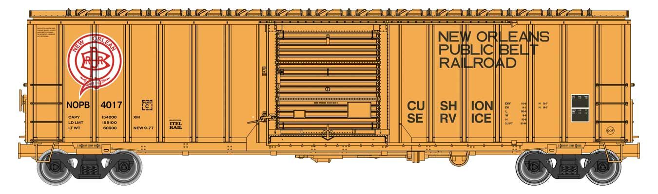 Walthers Mainline 50' ACF Boxcar New Orleans Public Belt 4020 WH910-1889