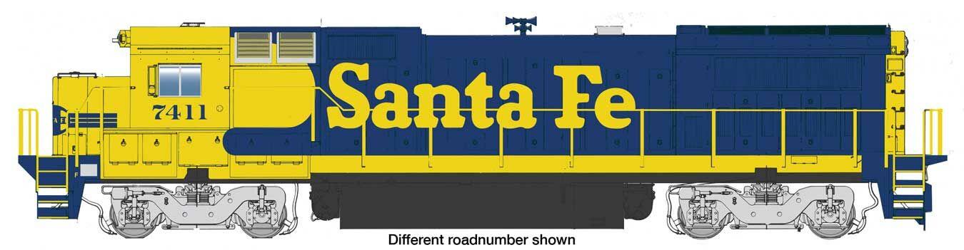 Walthers Mainline GE 8-40B Santa Fe 7449 (DCC-Sound) WH910-19568
