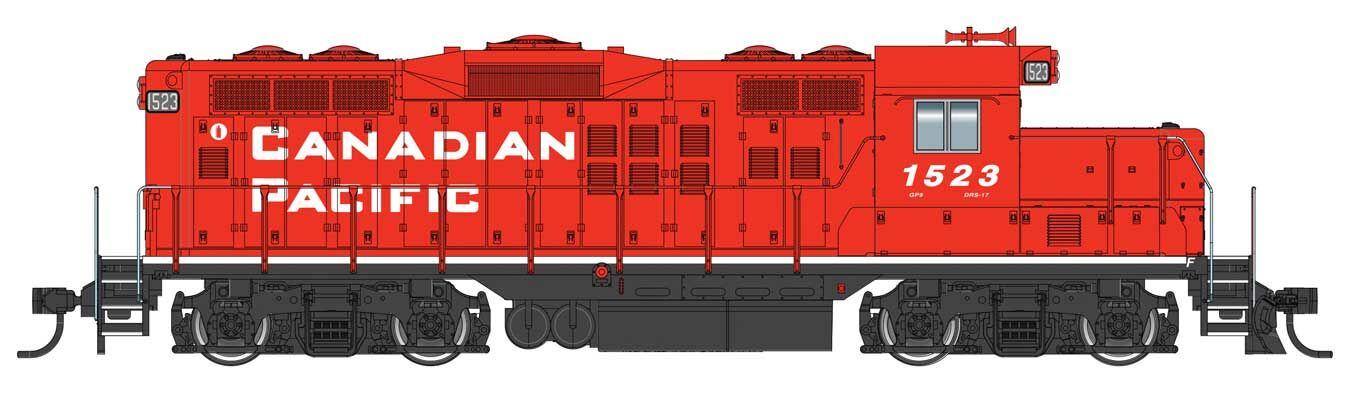 Walthers Mainline EMD GP9 PhII w/Chopped Nose CP 8218 (DCC-Sound) WH910-20435