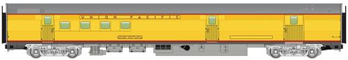 Walthers Mainline 85' Budd Baggage-Railway Post Office UP WH910-30308