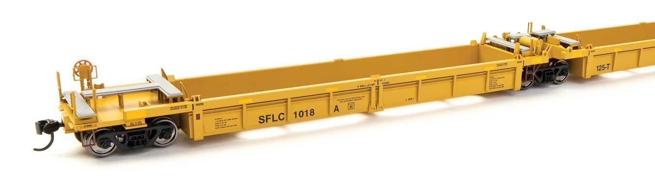 Walthers Mainline Thrall Rebuilt 40' Well Car Set (5) Santa Fe 1018 A-E WH910-55676