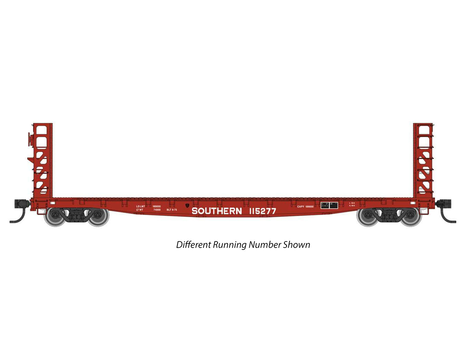 Walthers Mainline 53' GSC Bulkhead Flatcar Southern Railway 115286 WH910-5939