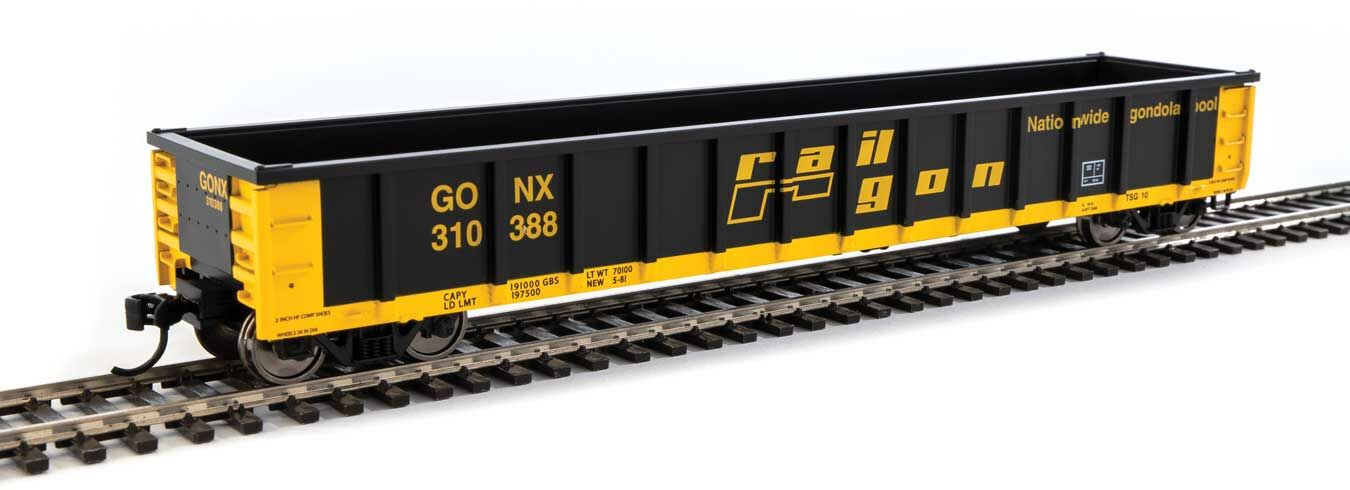 Walthers Mainline 53' Railgon Gondola Railgon GONX 310616 WH910-6308