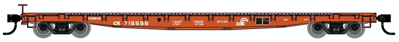 Walthers Mainline 53' GSC Flatcar Conrail 715691 WH910-6606