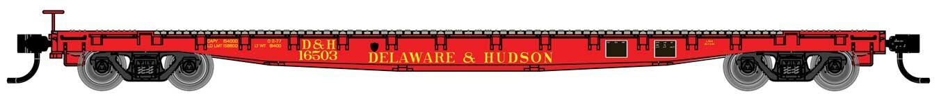 Walthers Mainline 53' GSC Flatcar Delaware & Hudson 16503 WH910-6609