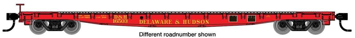 Walthers Mainline 53' GSC Flatcar Delaware & Hudson 16507 WH910-6611