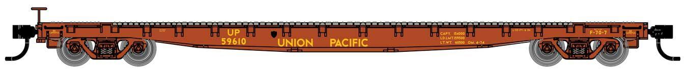 Walthers Mainline 53' GSC Flatcar Union Pacific 59636 WH910-6627