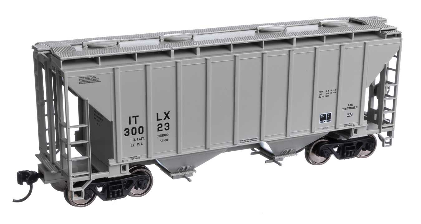 Walthers Mainline 37' 2 Bay Covered Hopper GE Rail Services Corp 30023 WH910-7990