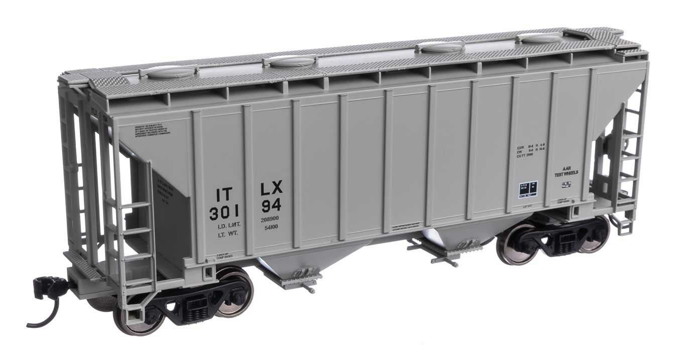 Walthers Mainline 37' 2 Bay Covered Hopper GE Rail Services Corp 30194 WH910-7991